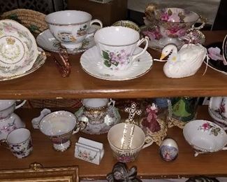 Cups and saucers