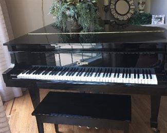 Beautiful Grand Piano by Boston.   Designed by Steinway.  #156.  The smallest grand they make.   Hard to find and in amazing condition.  