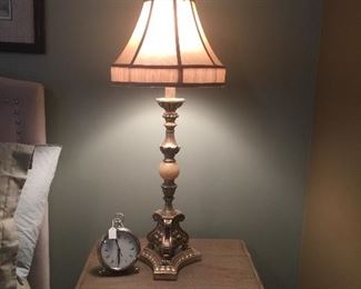 One of a pair of lamps.