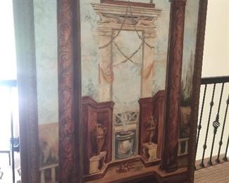 Large painting.....74' by 56'