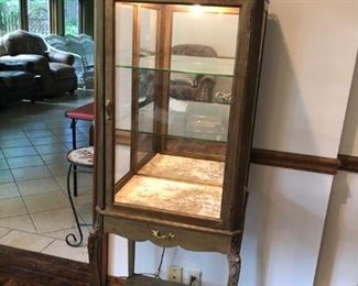 vintage curio cabinet