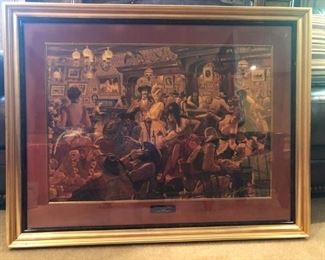 "Winners & Losers" certificated limited edition print, signed and numbered, by Arnold Friberg