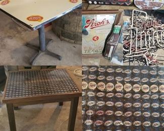 Miller lite top table, Carta Blanca tables(2 of them)