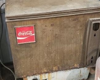 vintage Coca Cola cooler