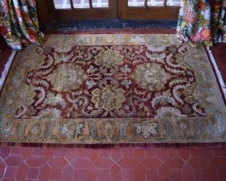 Hand knotted rug, approx. 4' X 6'