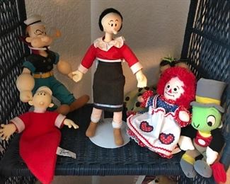 Popeye Dolls Character Toys for sale 