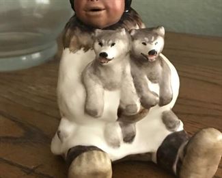 Inuit porcelain figuine