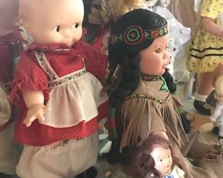 Kewpie and other vintage dolls