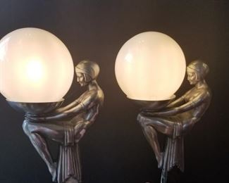 Art Deco Style Lamps from the 1950's