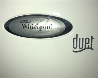 Whirlpool duet front load washer and dryer with stands