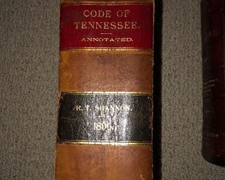 1896 Tennessee codes book