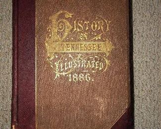 Godspeed History of Tennessee illustrated dated 1886 of Montgomery, Cheatham, Stewart, Robertson, Dickson, Houston and Humphreys counties