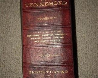 Godspeed History of Tennessee illustrated dated 1886 of Montgomery, Cheatham, Stewart, Robertson, Dickson, Houston and Humphreys counties