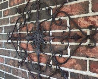 Rod iron wall art