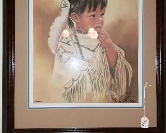 Native American framed art
