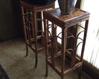 pair plant stands