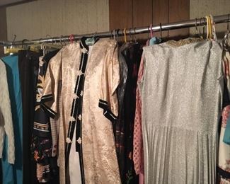 Vintage clothing which was stored in cedar closets