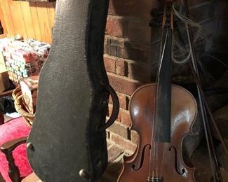 antique violin marked Germany