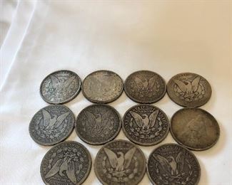 11 Silver Dollars