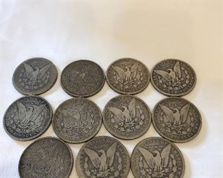 11 Silver Dollars