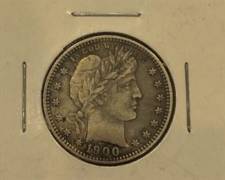 1900 Silver Quarter