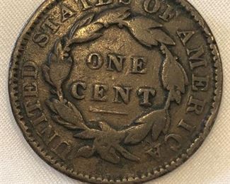 1847 One Cent Coin