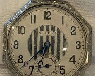 Stratford 6 Jewel Art Deco Pocket Watch