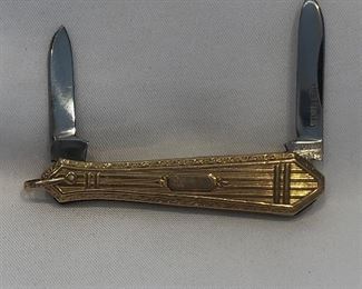Esemco 10k Gold Pocket Knife