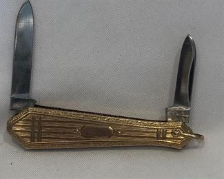 Esemco 10k Gold Pocket Knife