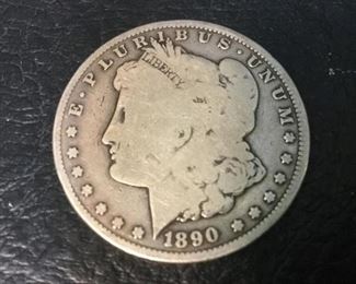1890 morgan silver dollar