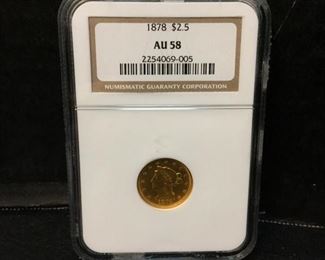 1878 liberty gold coin