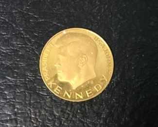1963 german jfk 22k gold coin