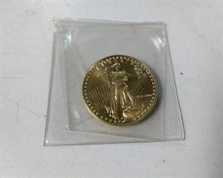 gold 25 dollar coin