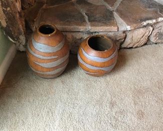 Ceramic pottery vases