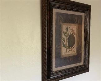 Framed Leaf Art