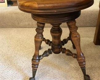 Oak Piano Stool