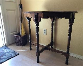Front Hallway: Table