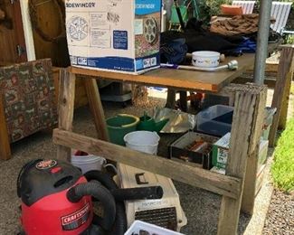 Back Yard: Shop-Vac, Gas Cans, Planting Pots and other Things