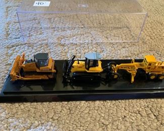 #52		3 pc Construction Equip. in Case (3 brands)	 $40.00 
