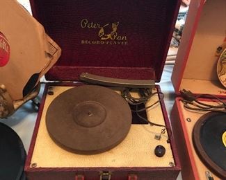 one of two great kids record players. Peter Pan special