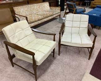 Pair Mid-Century Chairs