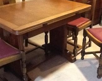 Notice the lovely detail on the legs of the chairs.