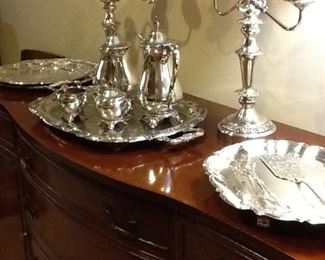 Beautiful matching pair of candelabra.