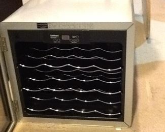 Cuisanart wine cooler that holds twelve bottles.