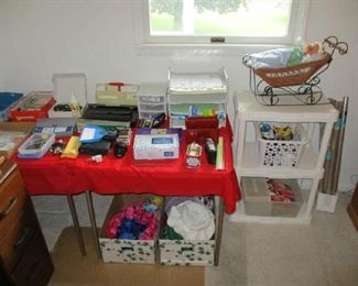 Household items and craft supplies