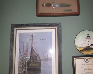 R. Fiedler "Emerald" Lithograph
Jim Bowie Knife
