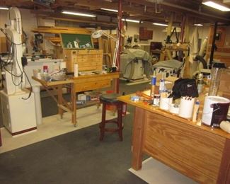 UNBELIEVABLE SPOTLESS WOODWORKING SHOP MAN CAVE