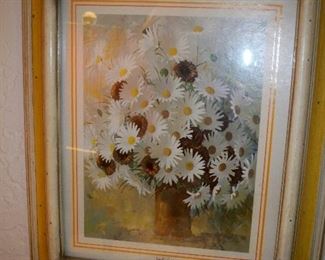 Close up of Daisy Still Life Print