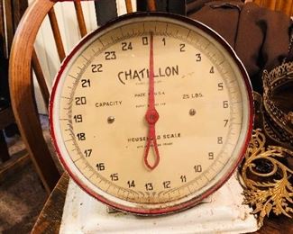 Antique kitchen scale