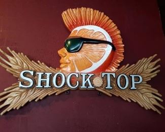 Shock Top Beer Sign
